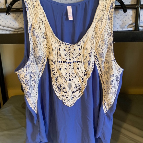 Xhilaration Tops - Cornflower blue Xhilaration XXL sleeveless blouse